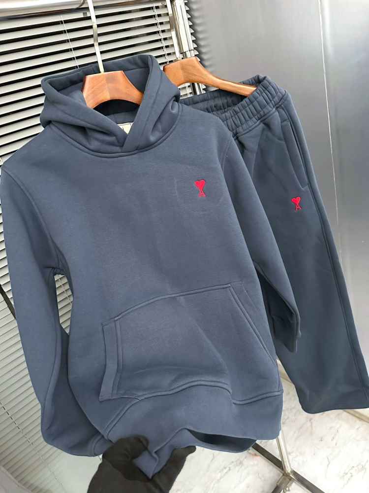 Ami Blue Premium Quality high End Authentic Track Suit-thumb-1