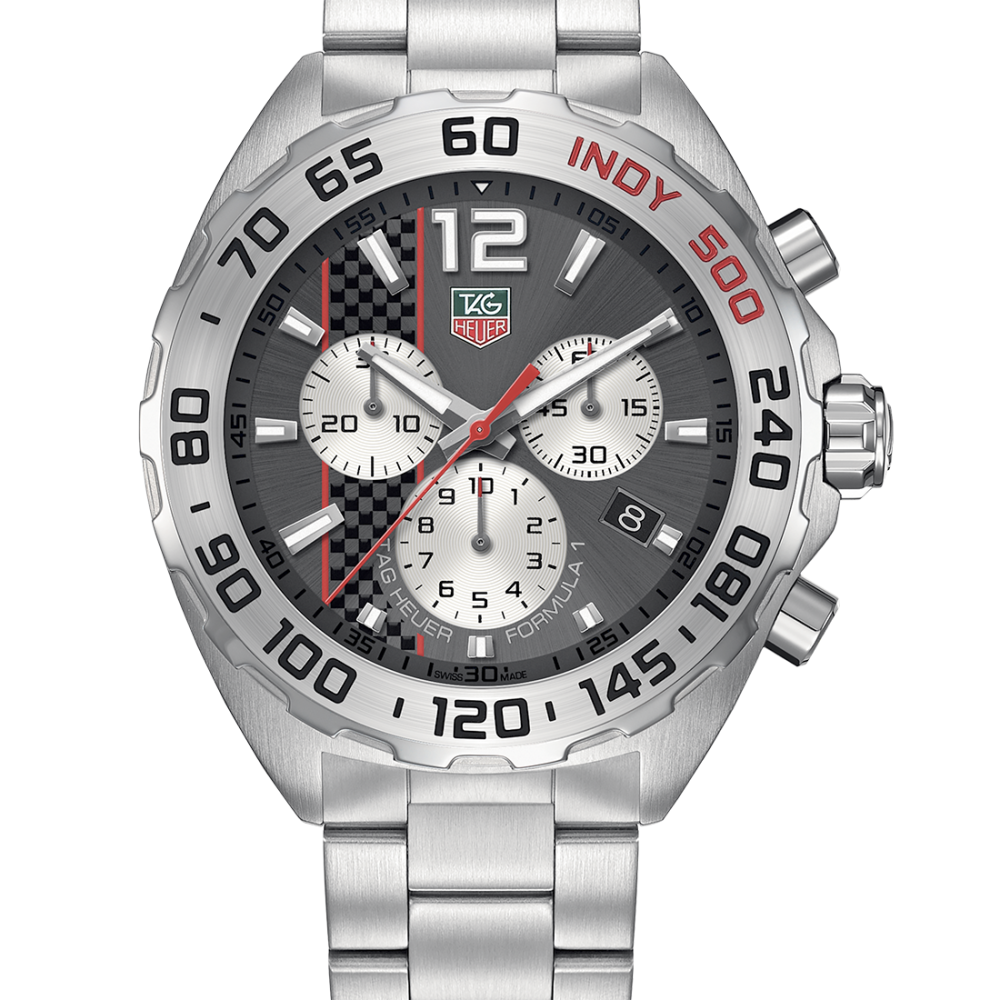 TAG Heuer Men's Formula 1 41 mm Indy 500 Quartz Chronograph Watch, CAZ1114.BA0877-1
