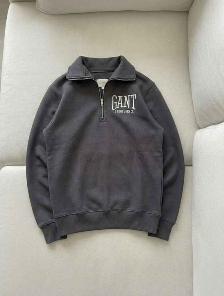 Gant Dark Grey Premium Quality Sherpa Sweatshirt-2