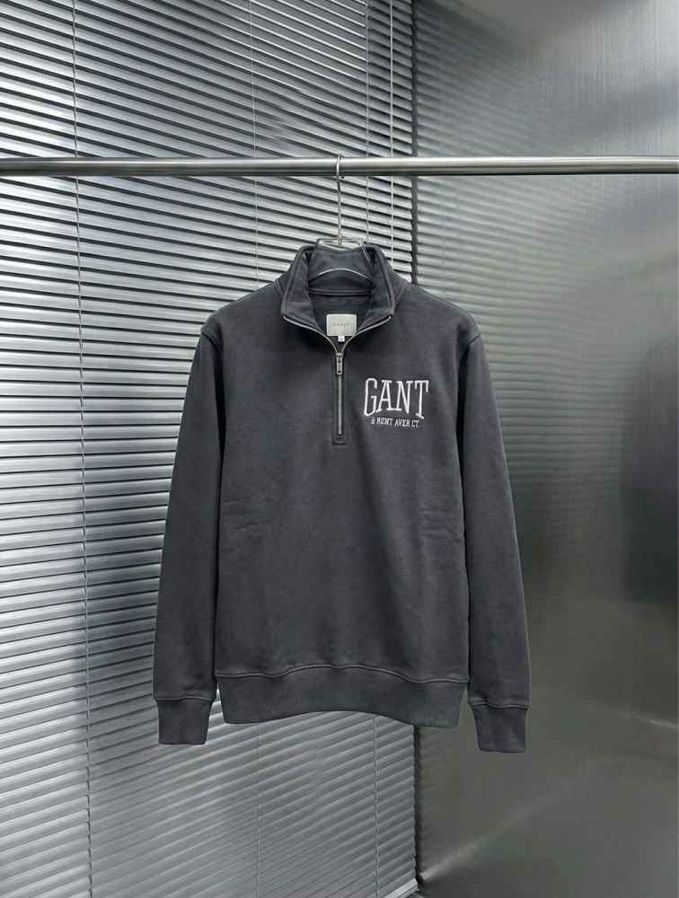 Gant Dark Grey Premium Quality Sherpa Sweatshirt-1
