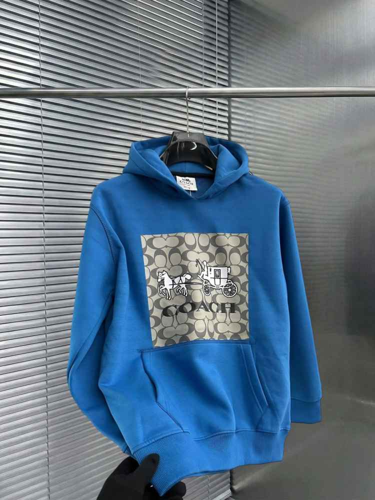 Coach Blue Premium Quality Hoodie-2