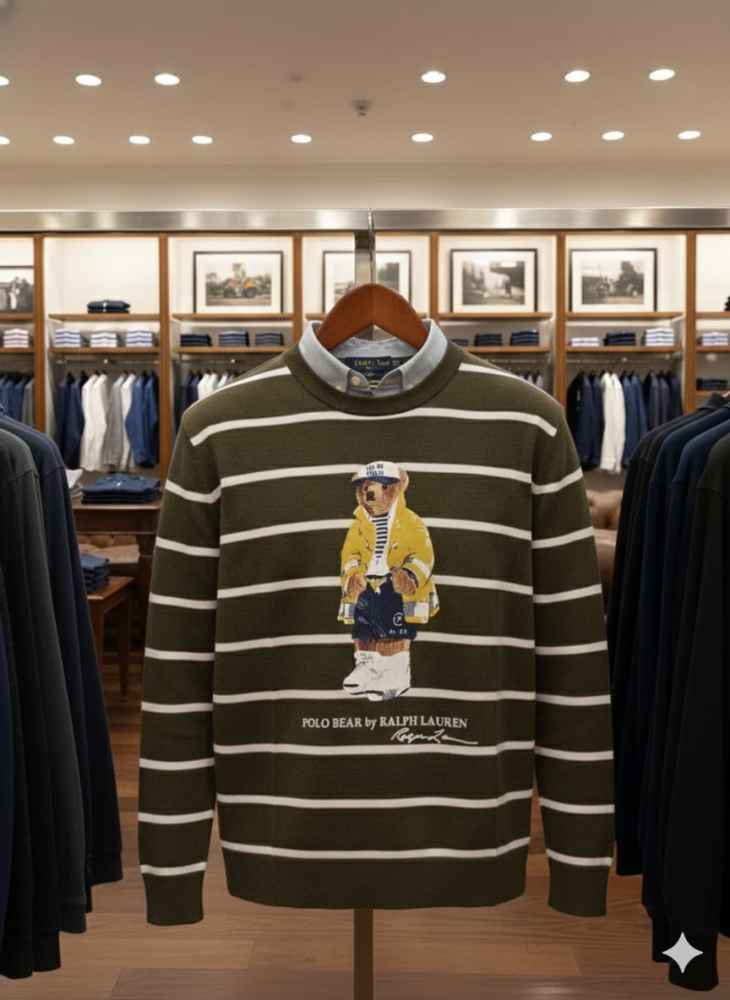 Ralph Lauren Green Premium Quality Pullover-3