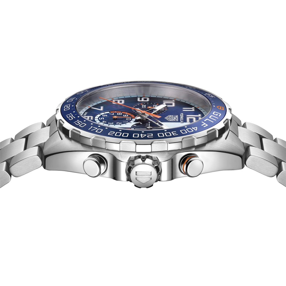 TAG Heuer Formula 1 Chronograph X Gulf 43 mm, Quartz Watch, CAZ101AT.BA0842-3