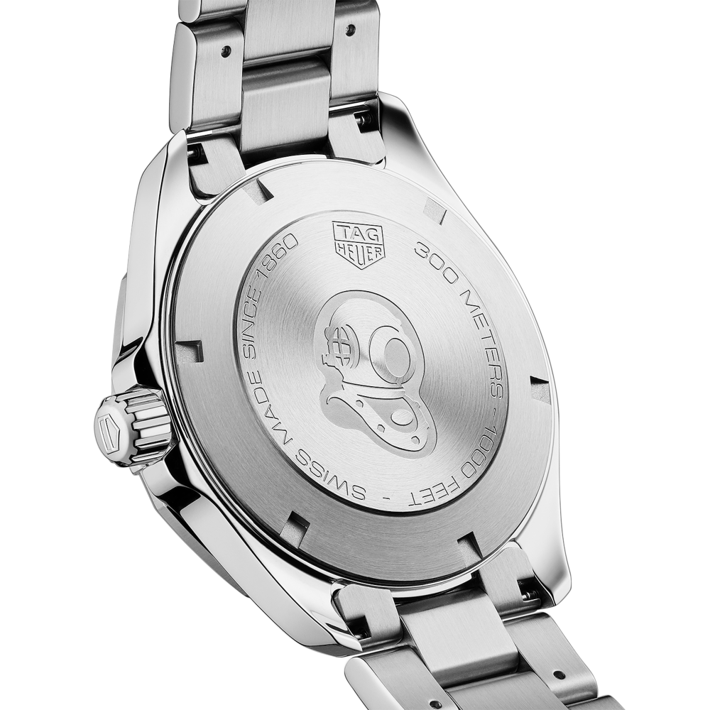 TAG Heuer Aquaracer Quartz, 41 mm, Black Dial, Stainless Steel Watch, WAY111A.BA0928-3