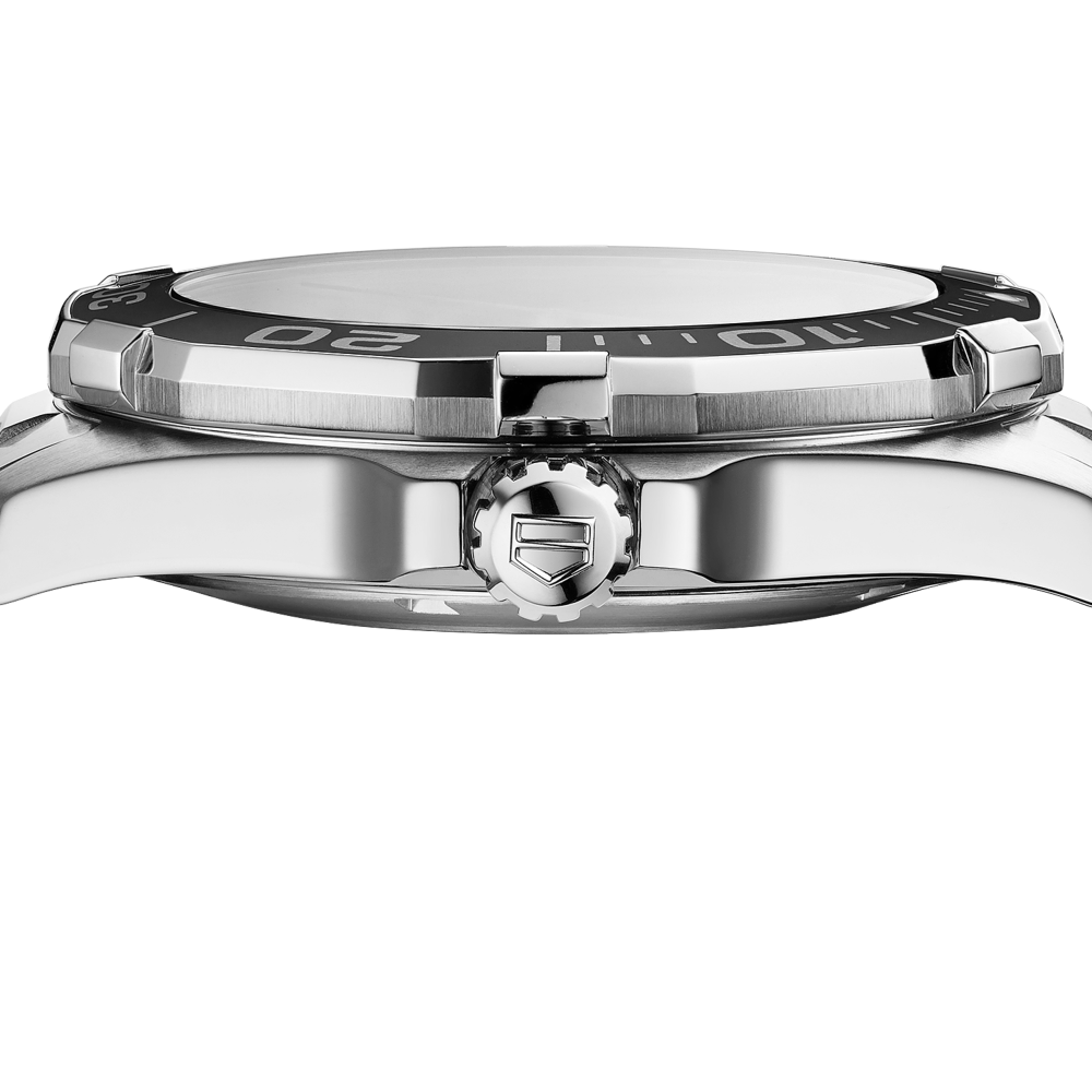 TAG Heuer Aquaracer Quartz, 41 mm, Black Dial, Stainless Steel Watch, WAY111A.BA0928-5