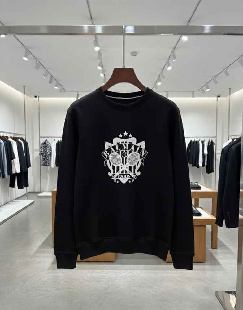 Balmain Black Premium Quality Sweatshirt-thumb-3