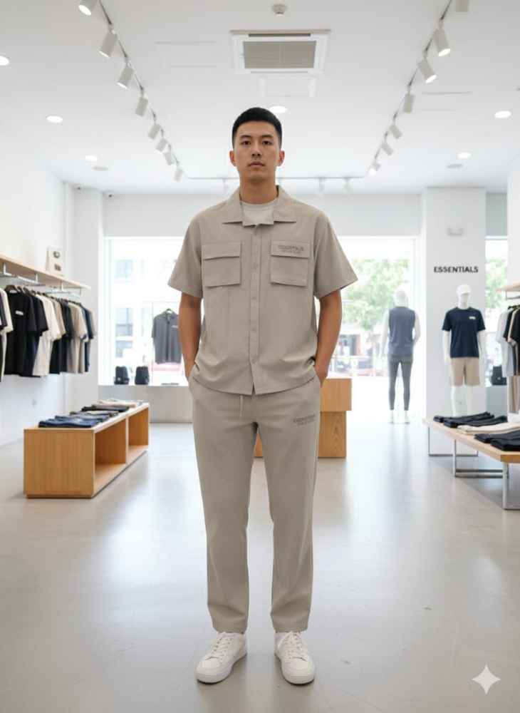 Essentials Grey Premium Quality Co-Ord Set-1