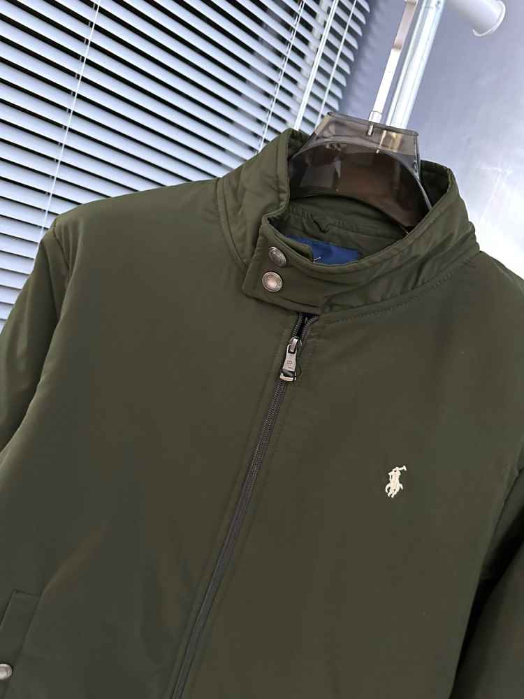 Ralph Lauren Green Premium Quality Cotton Blend Jacket-thumb-2
