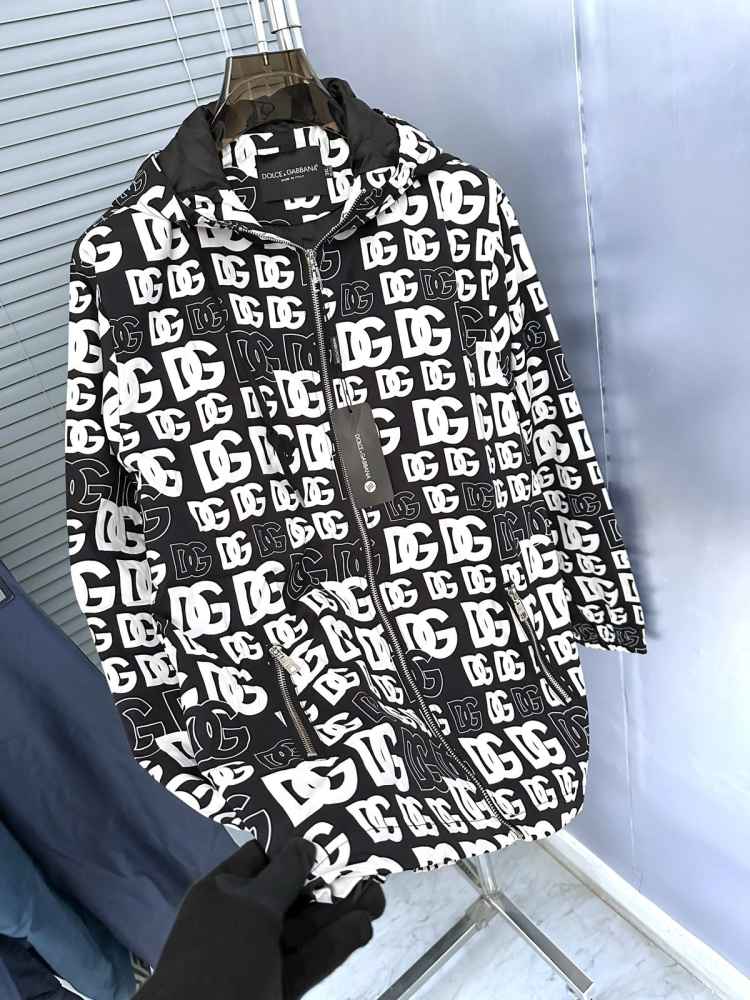 Dolce Gabbana Black Oblique Premium Quality Zipper-1