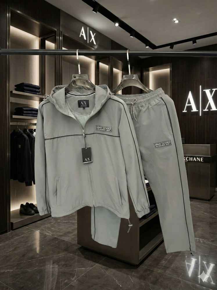 Armani Exchange Grey Premium Quality Tracksuit-thumb-1