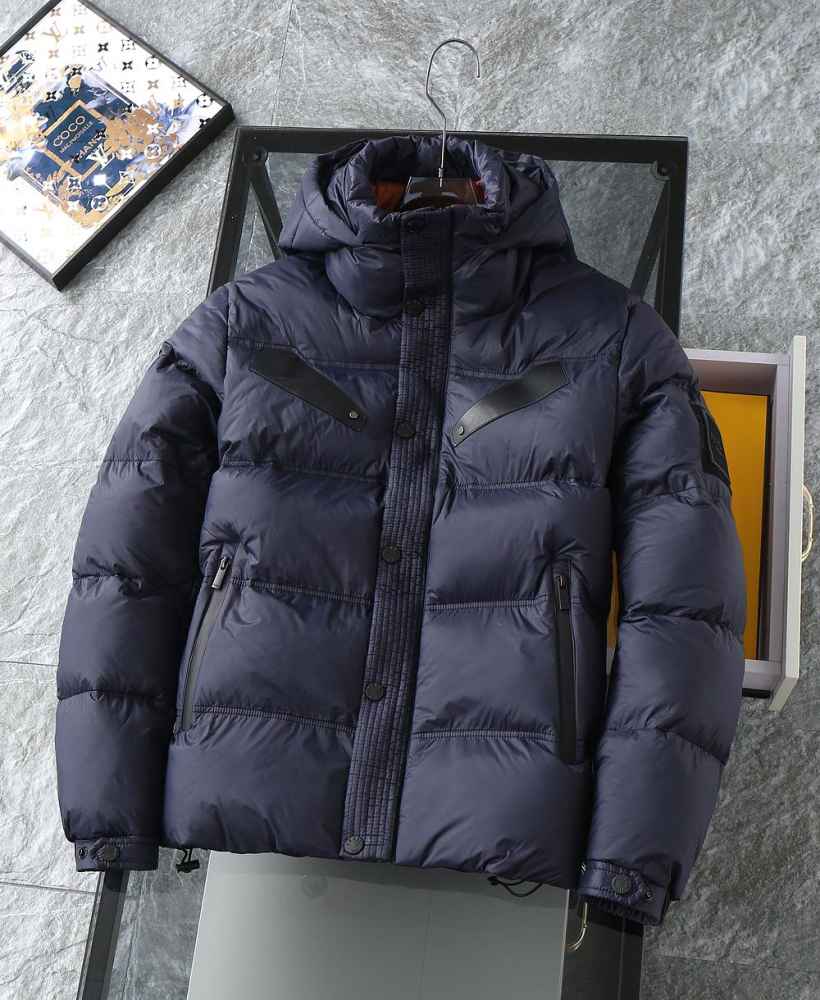 Fendi Blue Premium Quality Cotton Blend Jacket-thumb-1