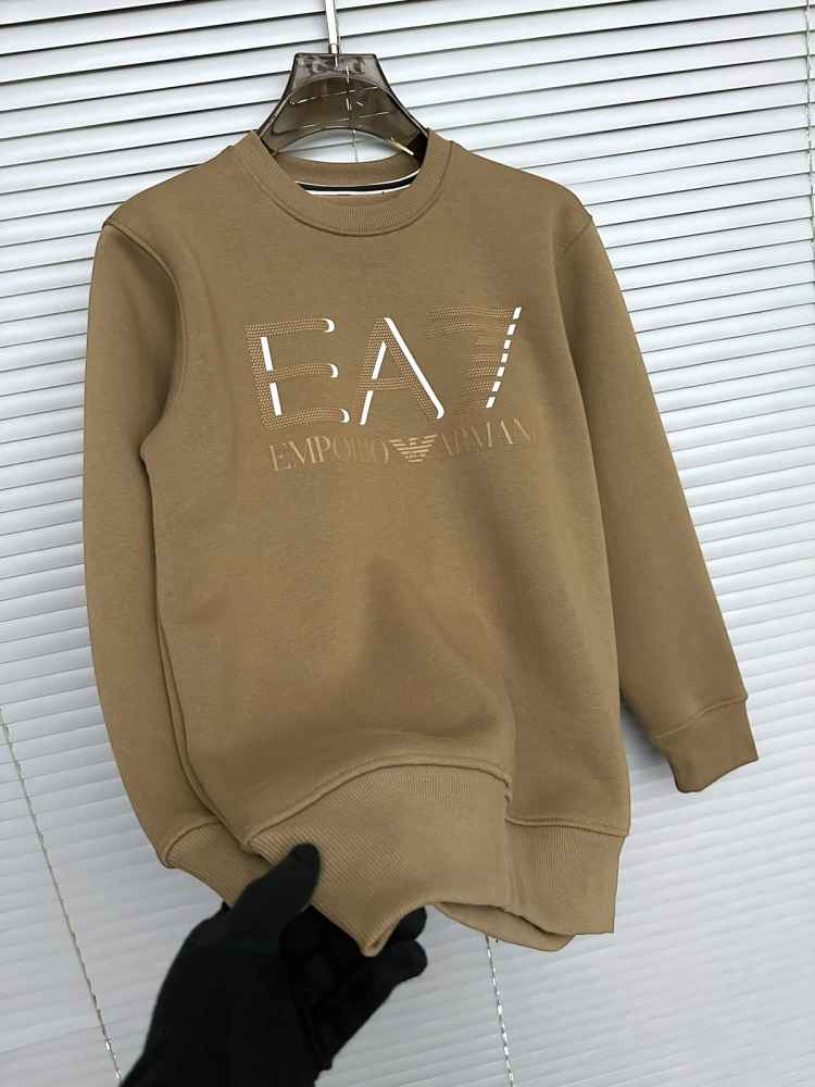 Emporio Armani Brown Cotton Premium Qaulity Sweatshirt-thumb-0