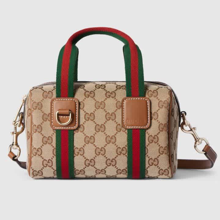 Gucci Mini Speedy Brown Handbag-1