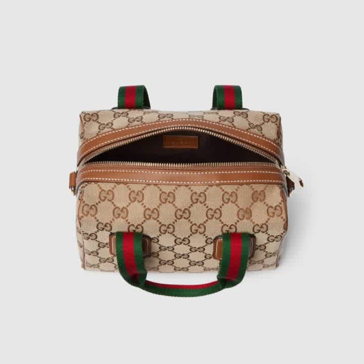 Gucci Mini Speedy Brown Handbag-3