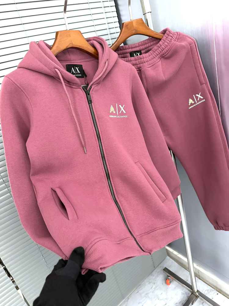Armani Exchange Pink Premium Quality Tracksuit-thumb-0