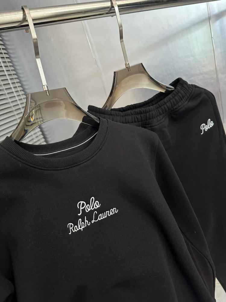 Ralph Lauren Black Premium Quality Tracksuit-1
