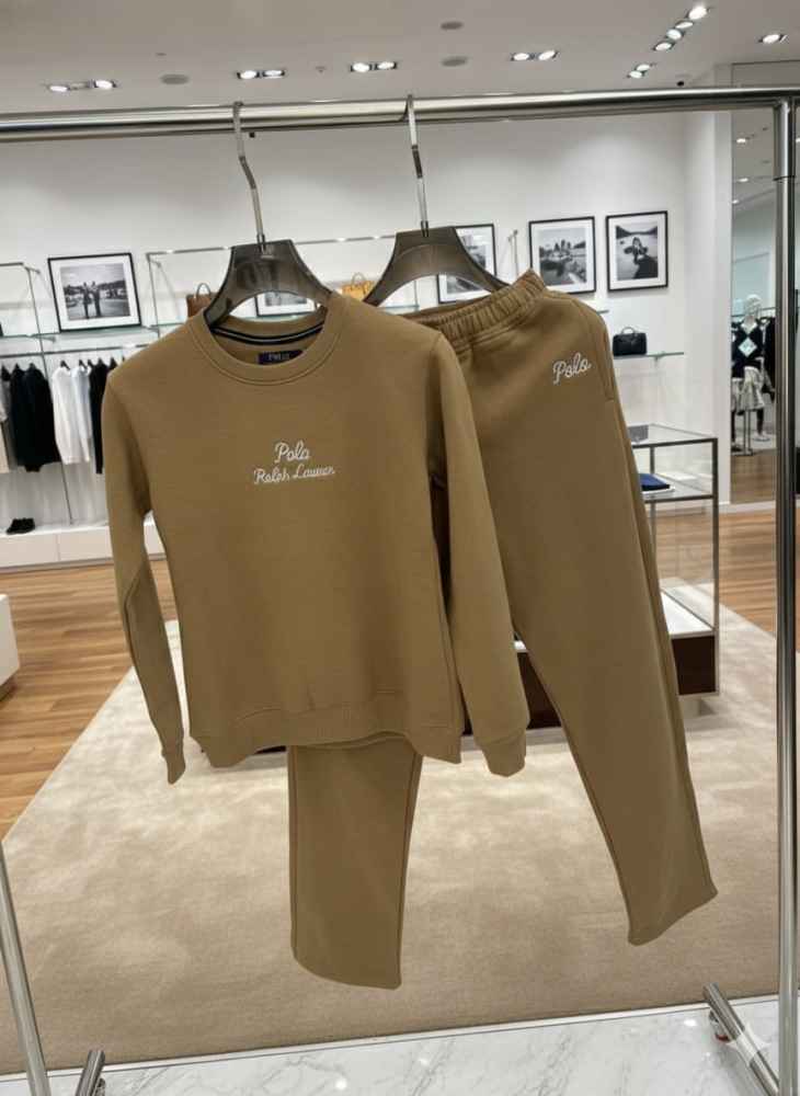 Ralph Lauren Brown Premium Quality Tracksuit-1