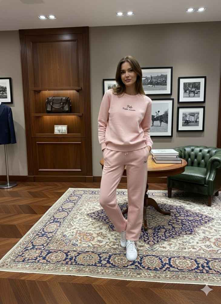 Ralph Lauren Pink Premium Quality Tracksuit-thumb-0