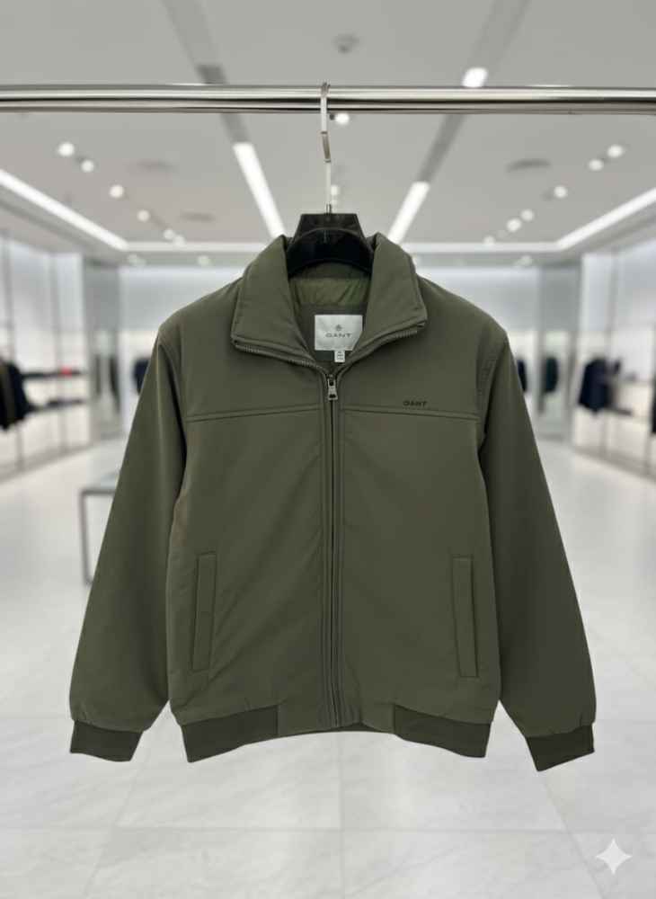 Gant Dark Green Premium Quality Imported Fabric Full Jacket-2