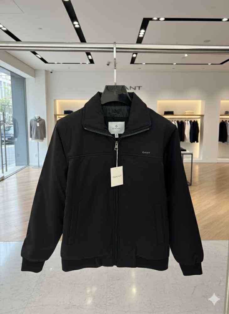 Gant Black Premium Quality Imported Fabric Full Jacket-thumb-2