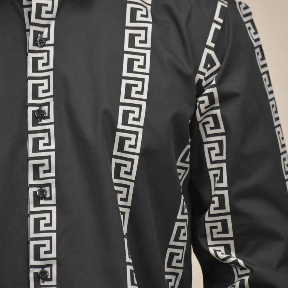 Versace Black logo Print Premium Shirt-4