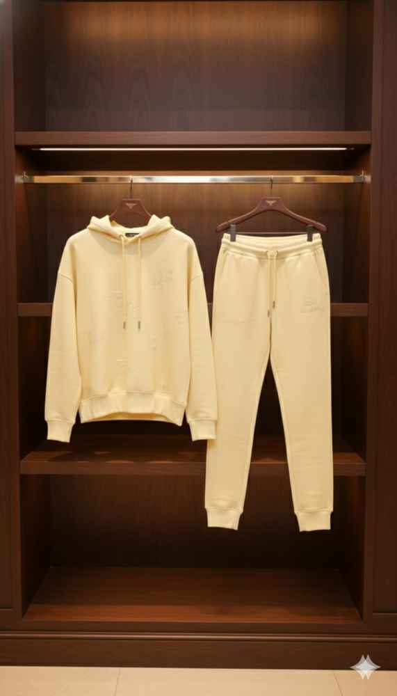 Armani Exchange Cream Premium Quality Tracksuit-3