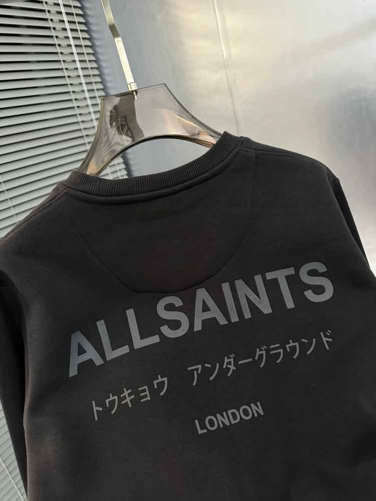 All Saint Black Premium Quality Sweatshirt-thumb-2