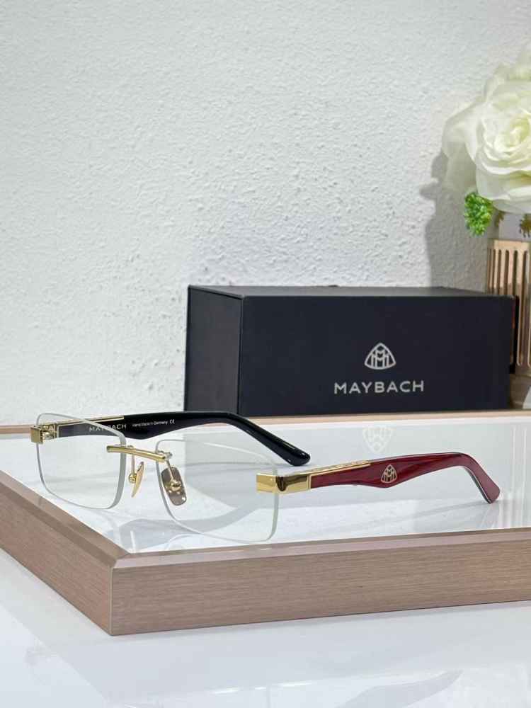 Maybach Red Luxury Sunglasses-thumb-0