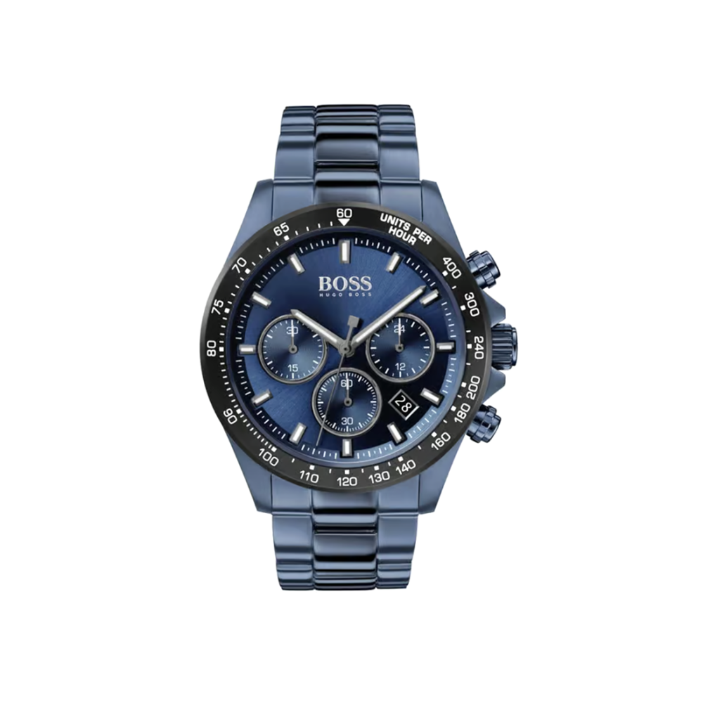 Boss 1513758 Contemporary Sport Blue Dial Watch for Men-thumb-0