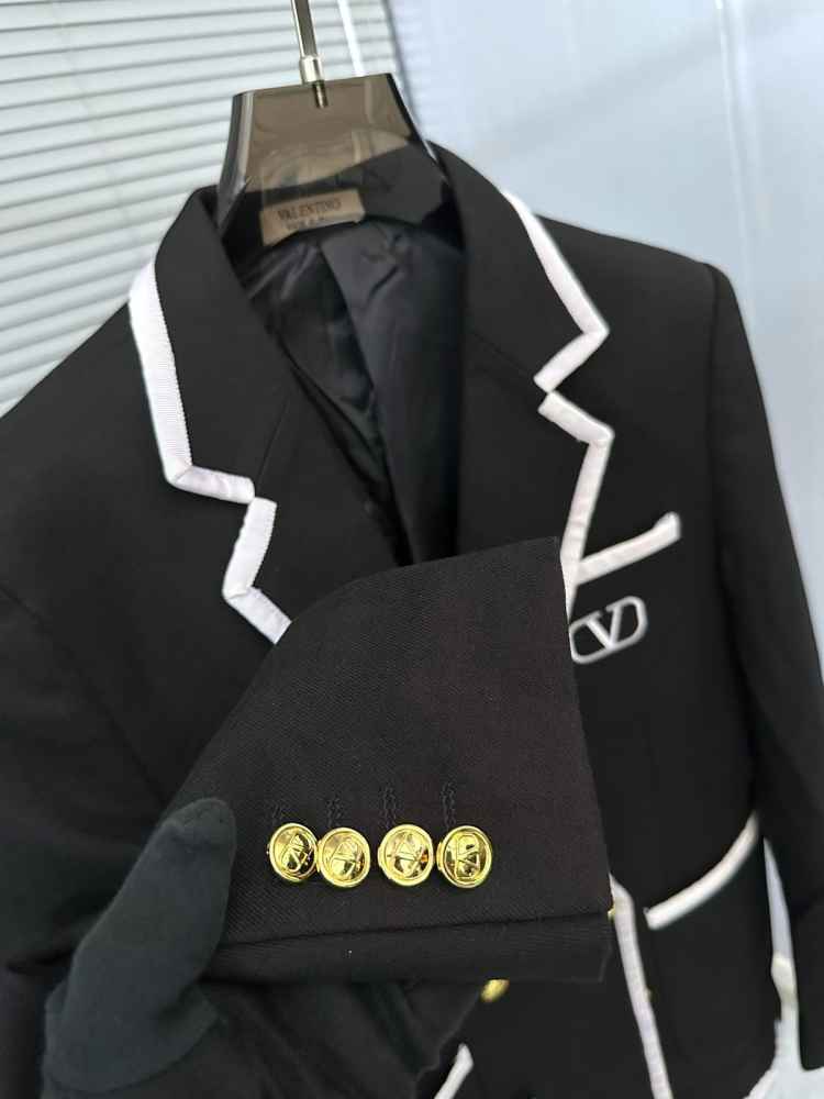 Valentino Black Premium Quality Blazer-5