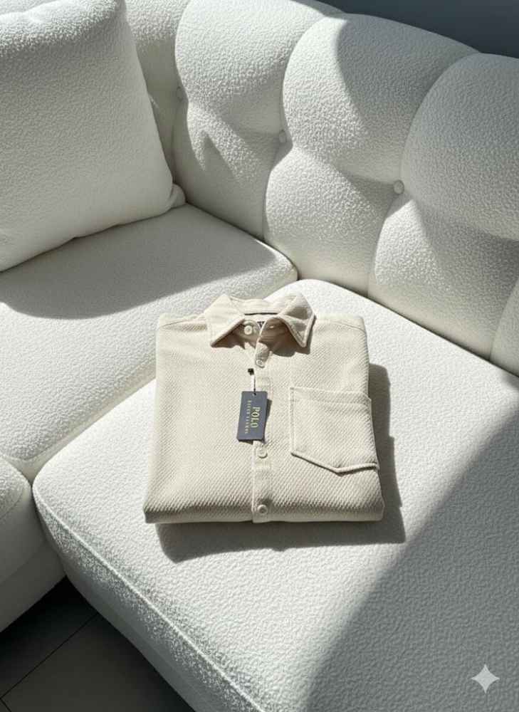 Ralph Lauren Embroidered White Premium Cotton Shirt-thumb-2