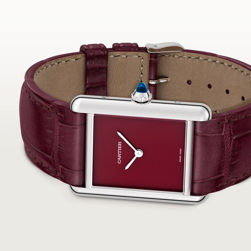 Cartier Tank Must Burgundy Dial Watch WSTA0113-thumb-2