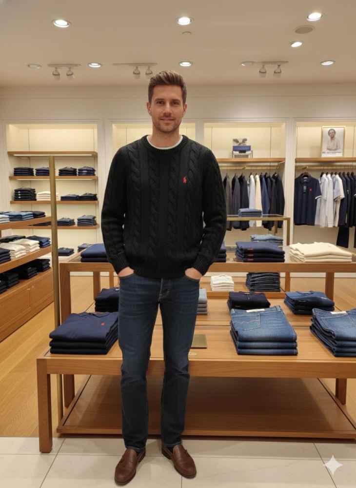 Ralph Lauren Black Premium Quality Sweatshirt-thumb-0