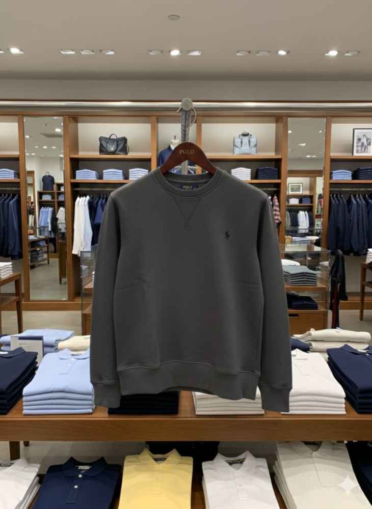 Ralph Lauren Dark Grey Premium Quality Sweatshirt-thumb-1