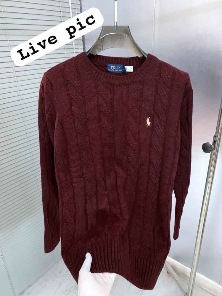 Ralph Lauren Maroon Premium Quality Sweatshirt-2