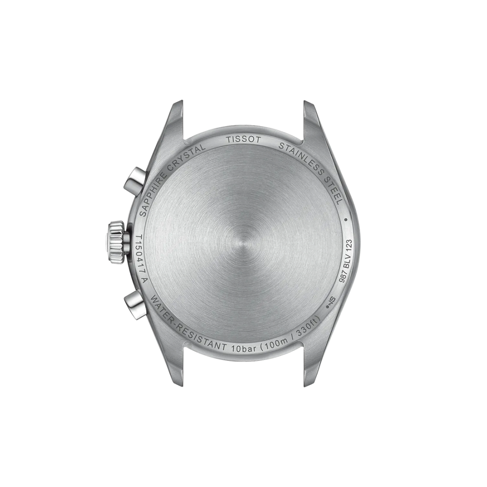 Tissot PR 100 Chronograph T150.417.11.351.00 Light Blue Dial Men's Watch-thumb-1