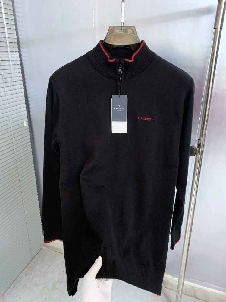 Hacket Black Authentic Quality Sweatshirts-thumb-1