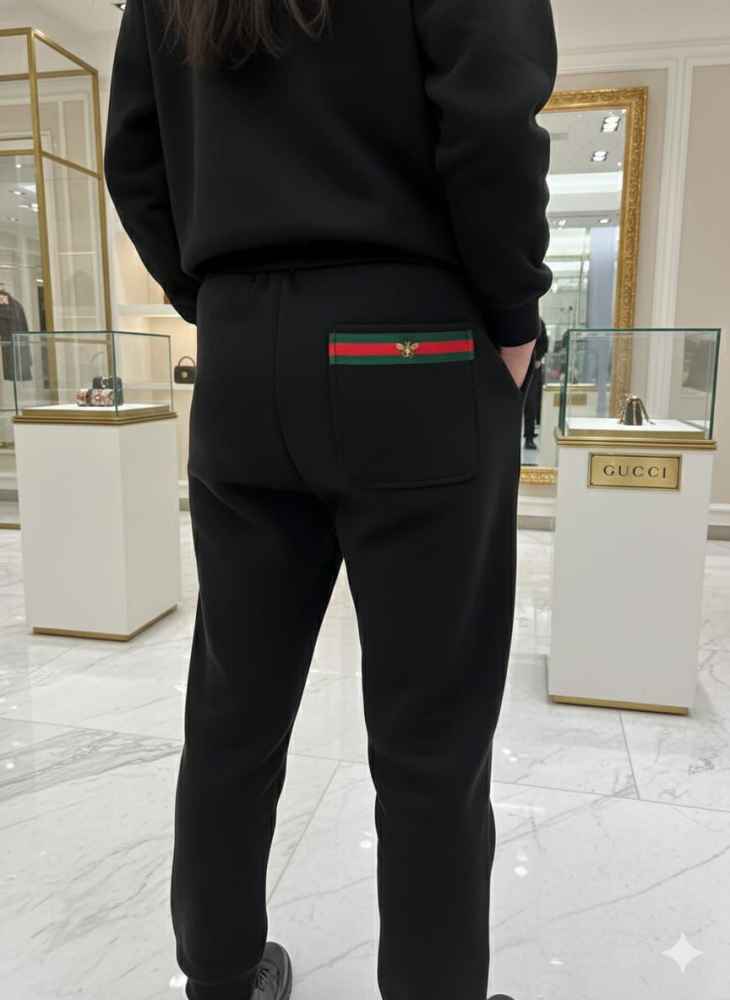 Gucci Black Premium Quality Track Pant-4