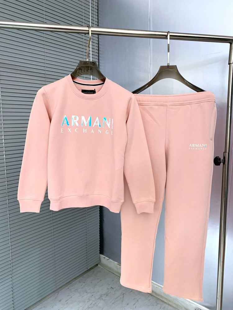 Armani Exchange Pink Premium Quality Tracksuit-2