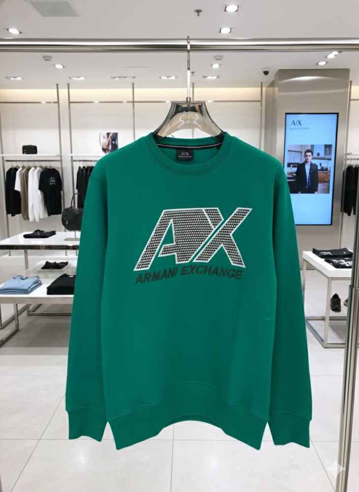 Armani Exchange Green Premium Quality Sweatshirt-1