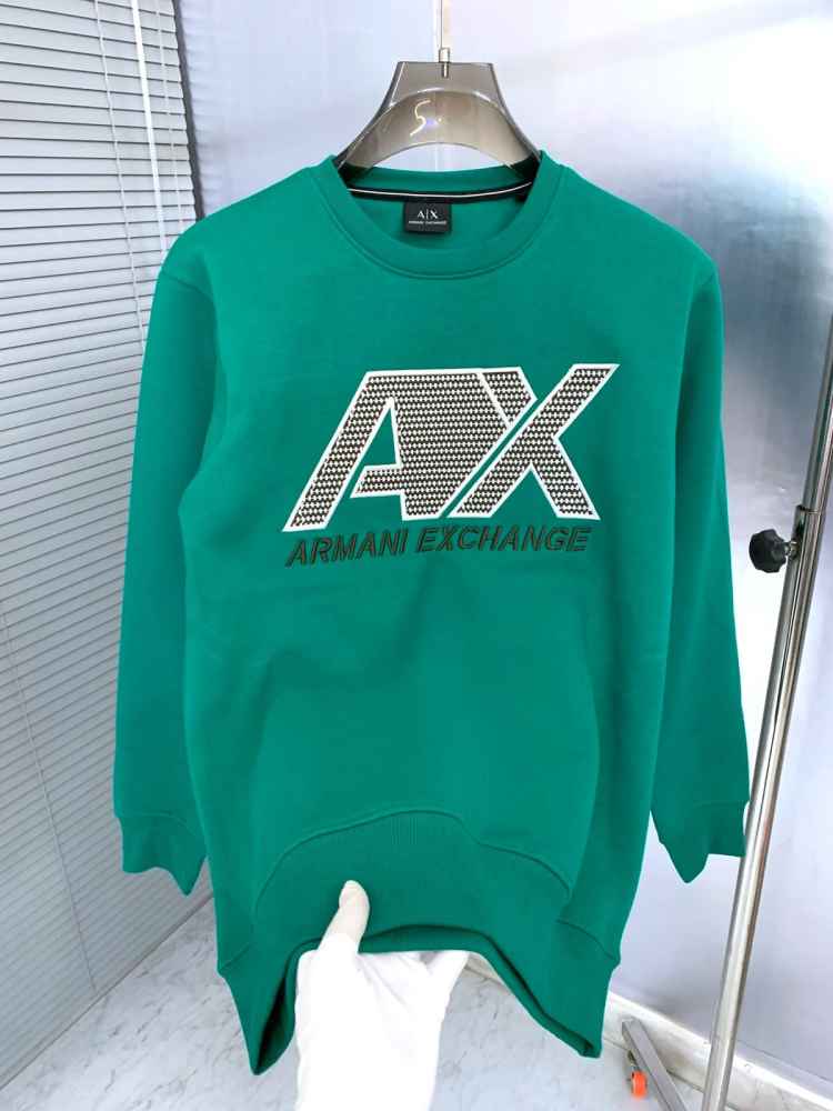 Armani Exchange Green Premium Quality Sweatshirt-2