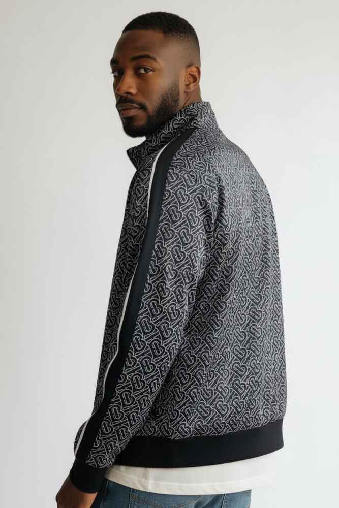 Burberry Black Vintage Hooded Wind Cheater jacket-4