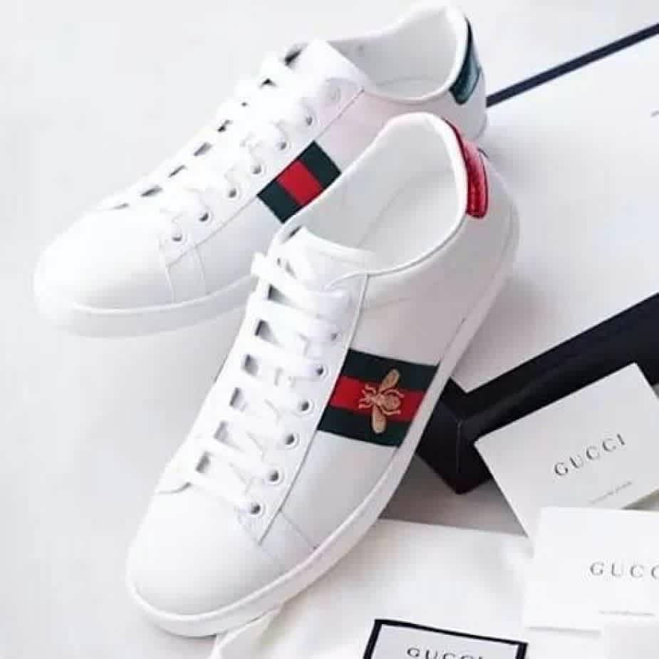 Gucci White Premium Quality Sneakers-1