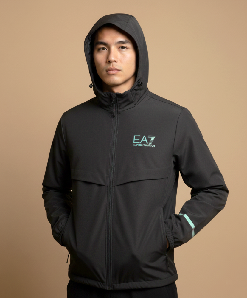 Emporio Armani Black Premium Quality Jacket-thumb-1