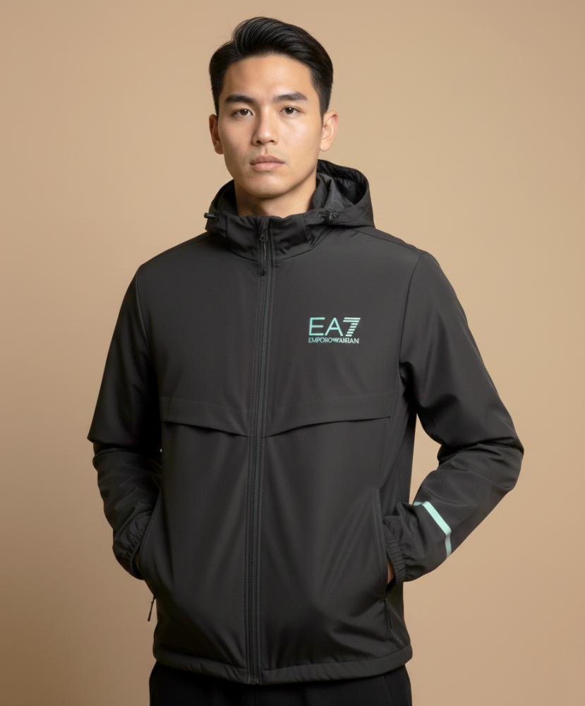 Emporio Armani Black Premium Quality Jacket-thumb-0