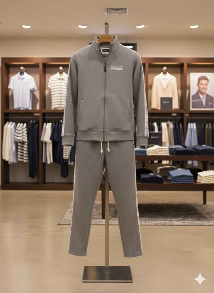 Gant Grey Premium Quality Warm Tracksuit-thumb-1