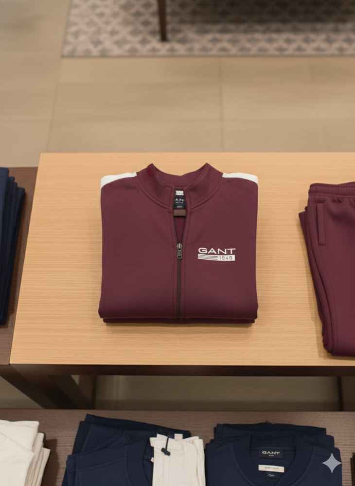 Gant Wine Premium Quality Warm Tracksuits-thumb-4