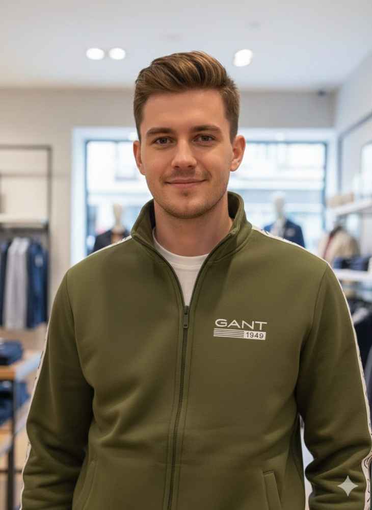 Gant Green Premium Quality Warm Tracksuits-1