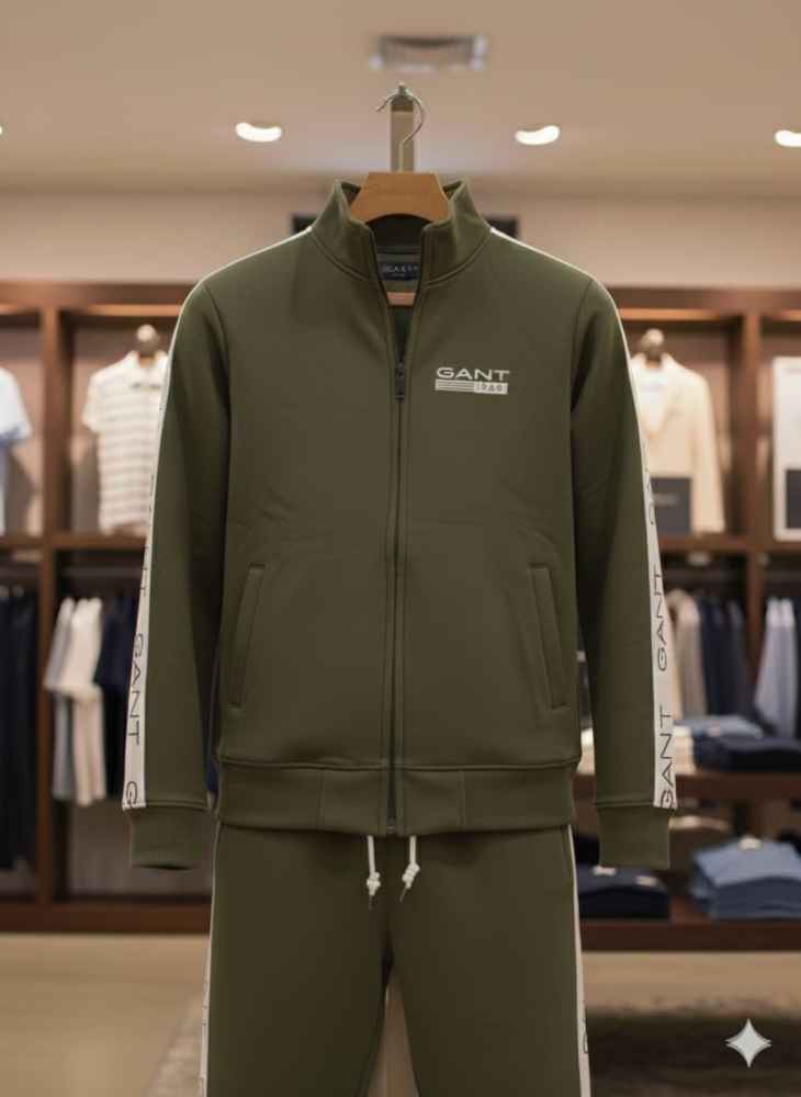 Gant Green Premium Quality Warm Tracksuits-3