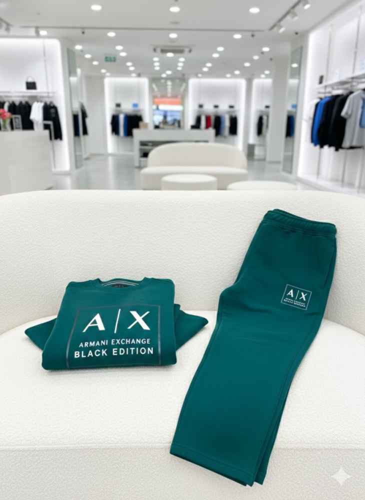 Armani Exchange Green Premium Quality Tracksuits-3